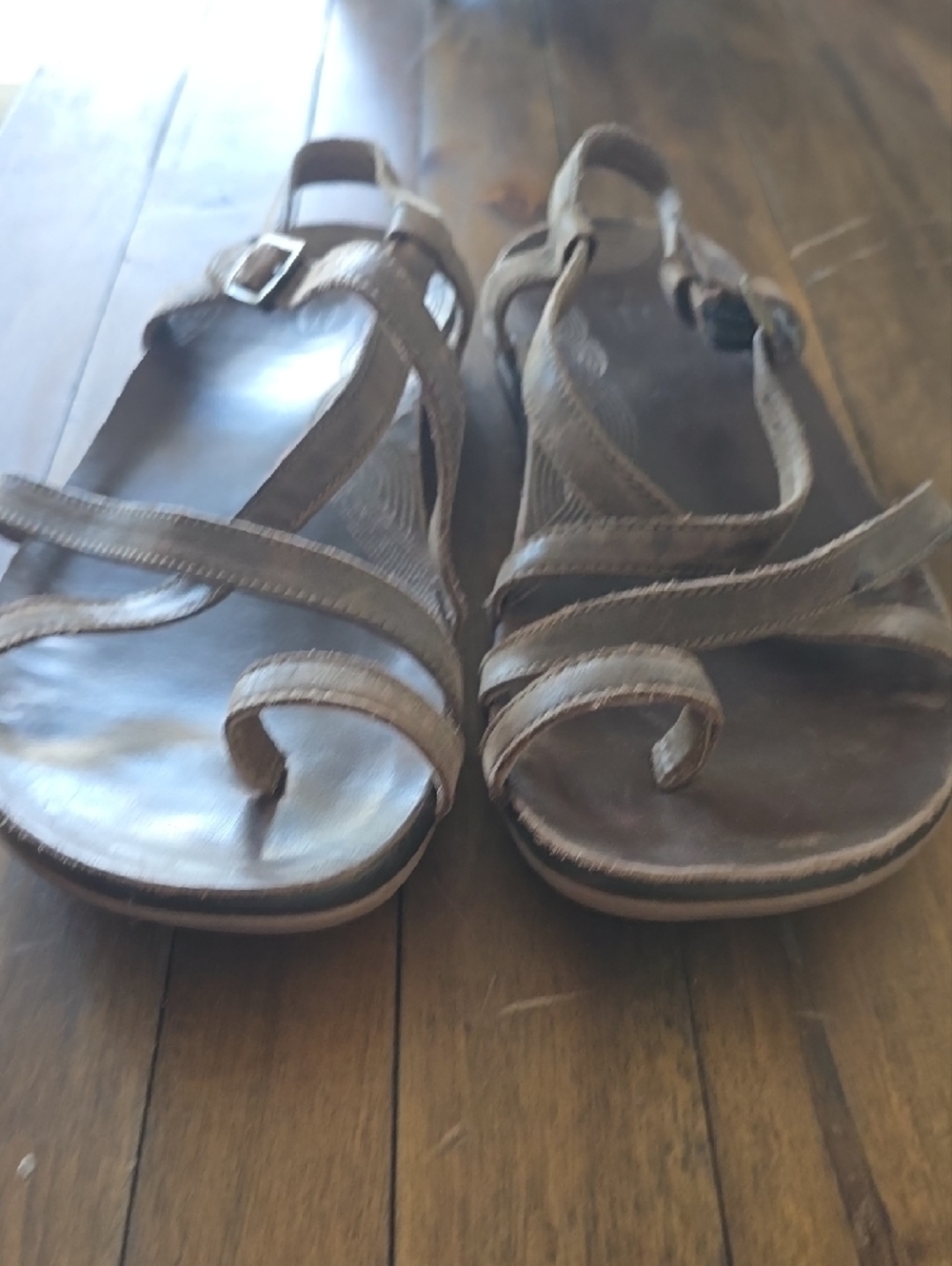 Chaco Leather Sandals Eco Tread 8 - Picture 5 of 6